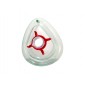 Maschera PVC mis.4 Adulto media ghiera rossa