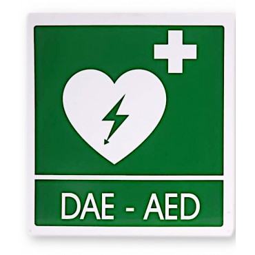 Cartello DAE-AED 29x36 cm