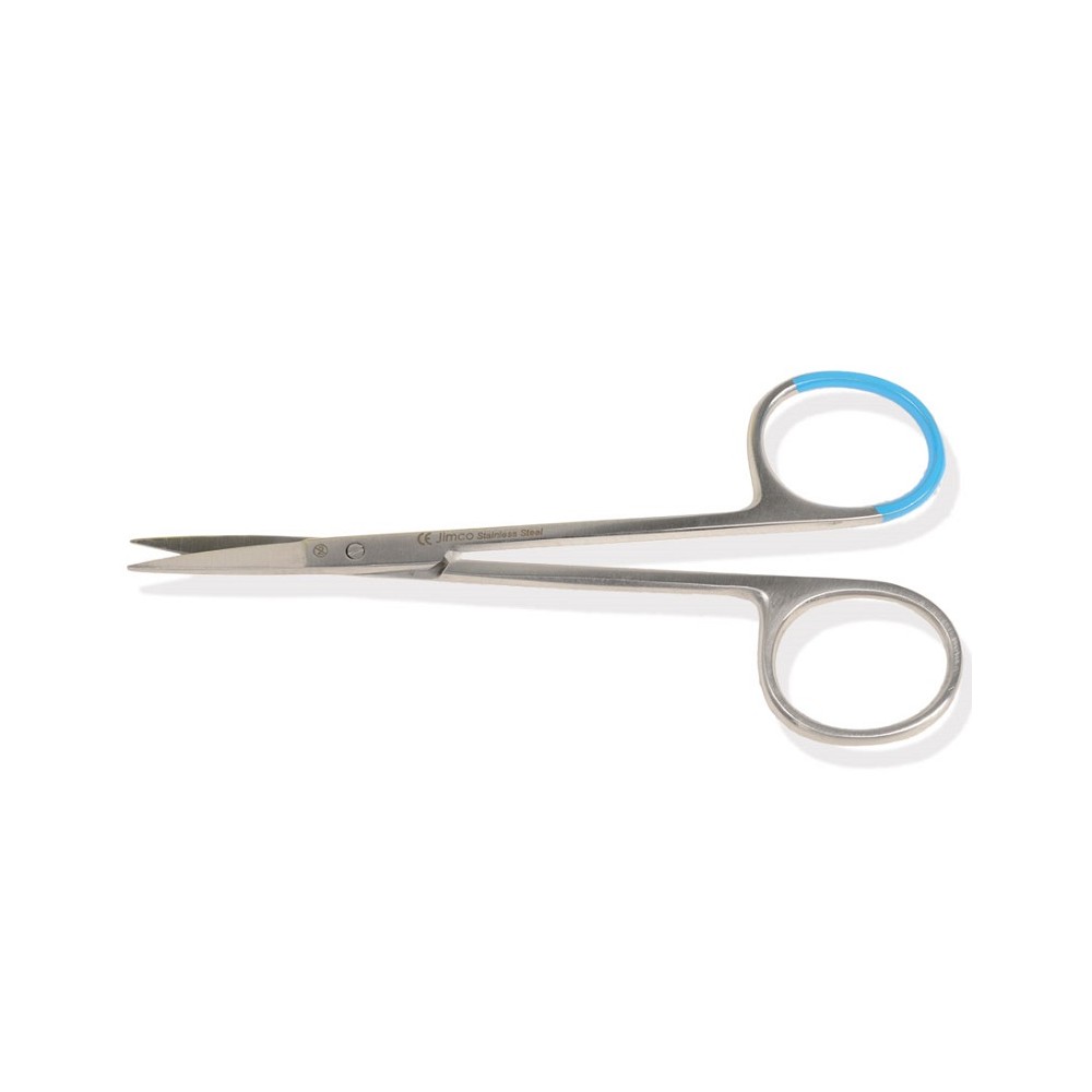Forbici Iris rette sterili punte acute 11,5 cm