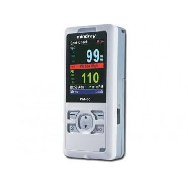 PM 60 Saturimetro portatile con allarmi e curva pletismografica completo di sensore spo2