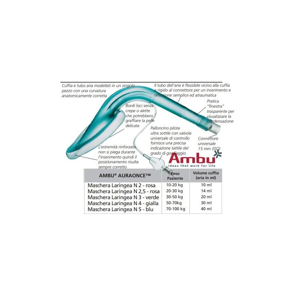 Emergenza - Rianimazione - Ventilazione - Maschera laringea monouso ...