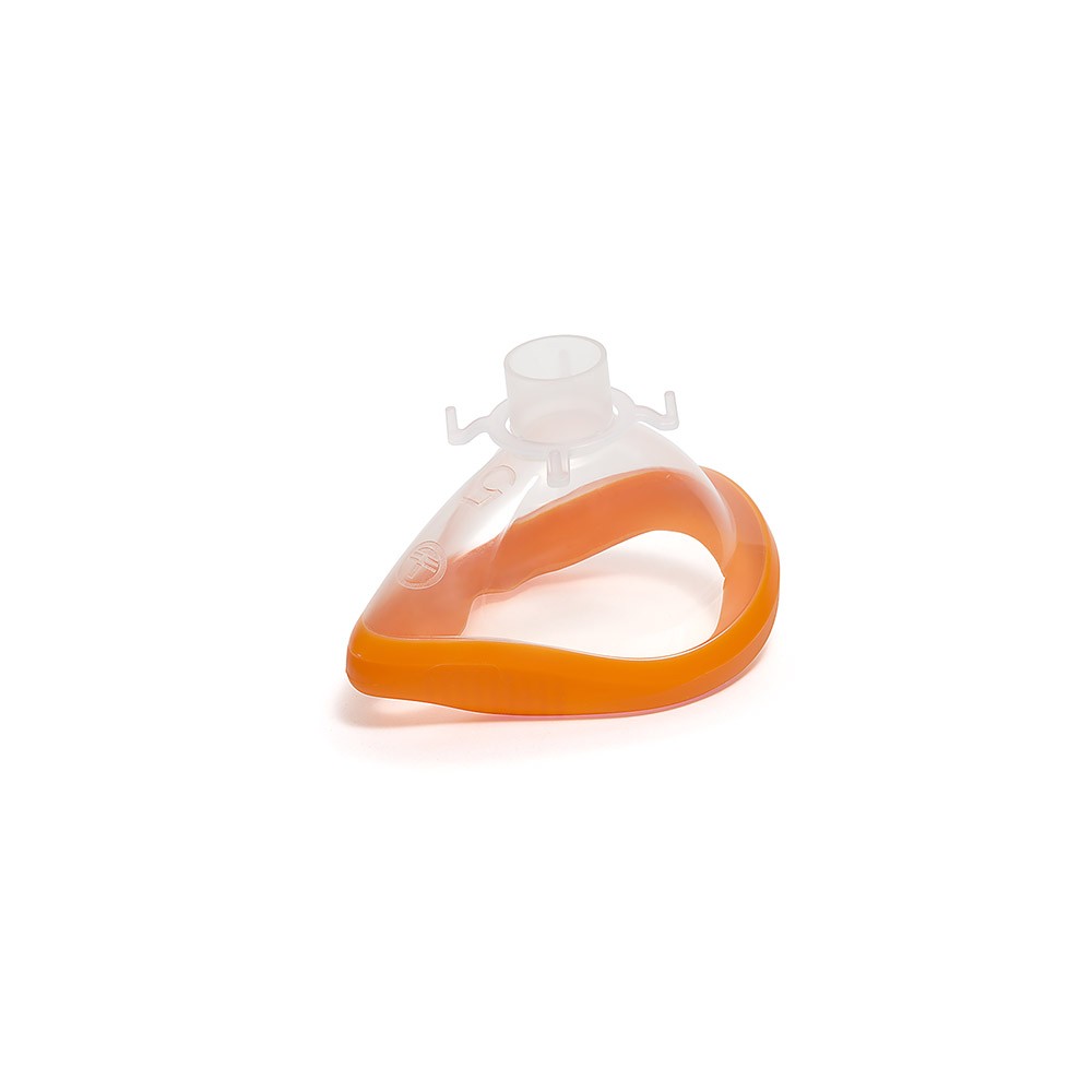 Maschera anestesia ClearLite mis 5 adulto large arancio