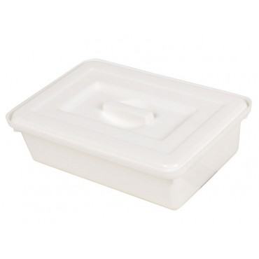 Vassoio con coperchio in plastica - 220x150x70 mm