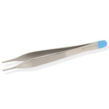 Pinza Adson chirurgica sterile retta - 12 cm 1x2 denti - 25 pezzi