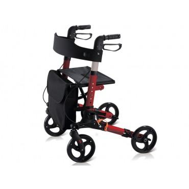 Deambulatore Compact pieghevole rosso