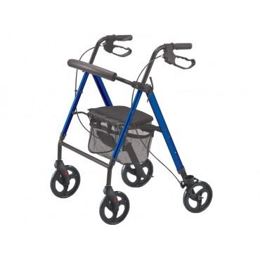 Deambulatore leggero pieghevole blu