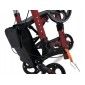 Deambulatore Compact pieghevole rosso - dettaglio