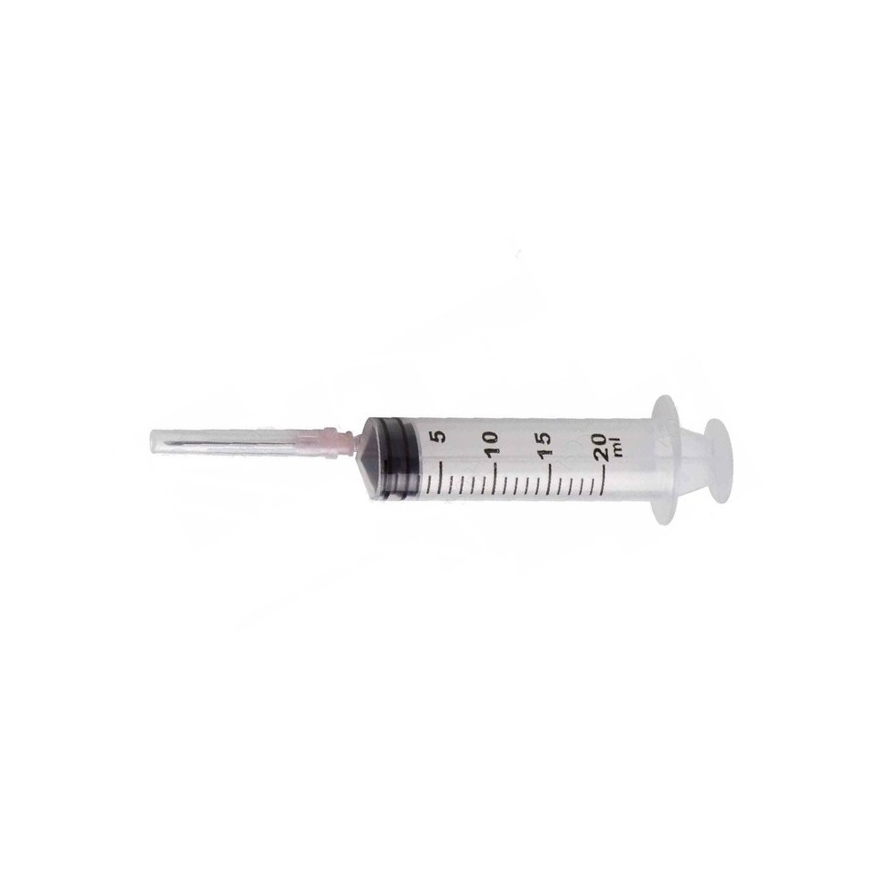 Siringa 20 ml c/ago G21 cono eccentrico