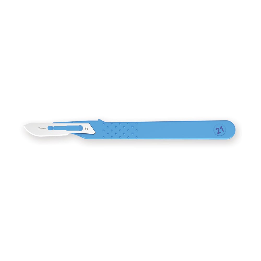 Bisturi monouso sterili standard n.21 - 10 pezzi