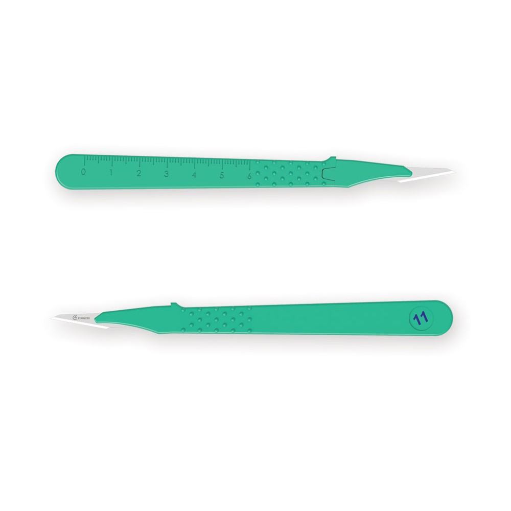 Bisturi monouso sterili Premium n.11 - 10 pezzi