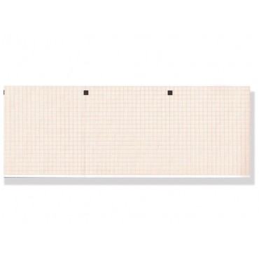 Carta termica ECG 112x100 mmxm x 300 griglia arancio -25 pacchi