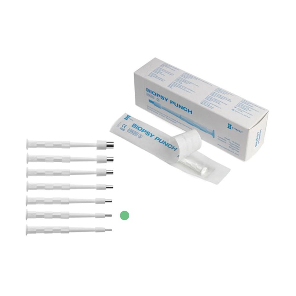 Curette biopsia Punch Stiefel sterile 3 mm - 10 pezzi