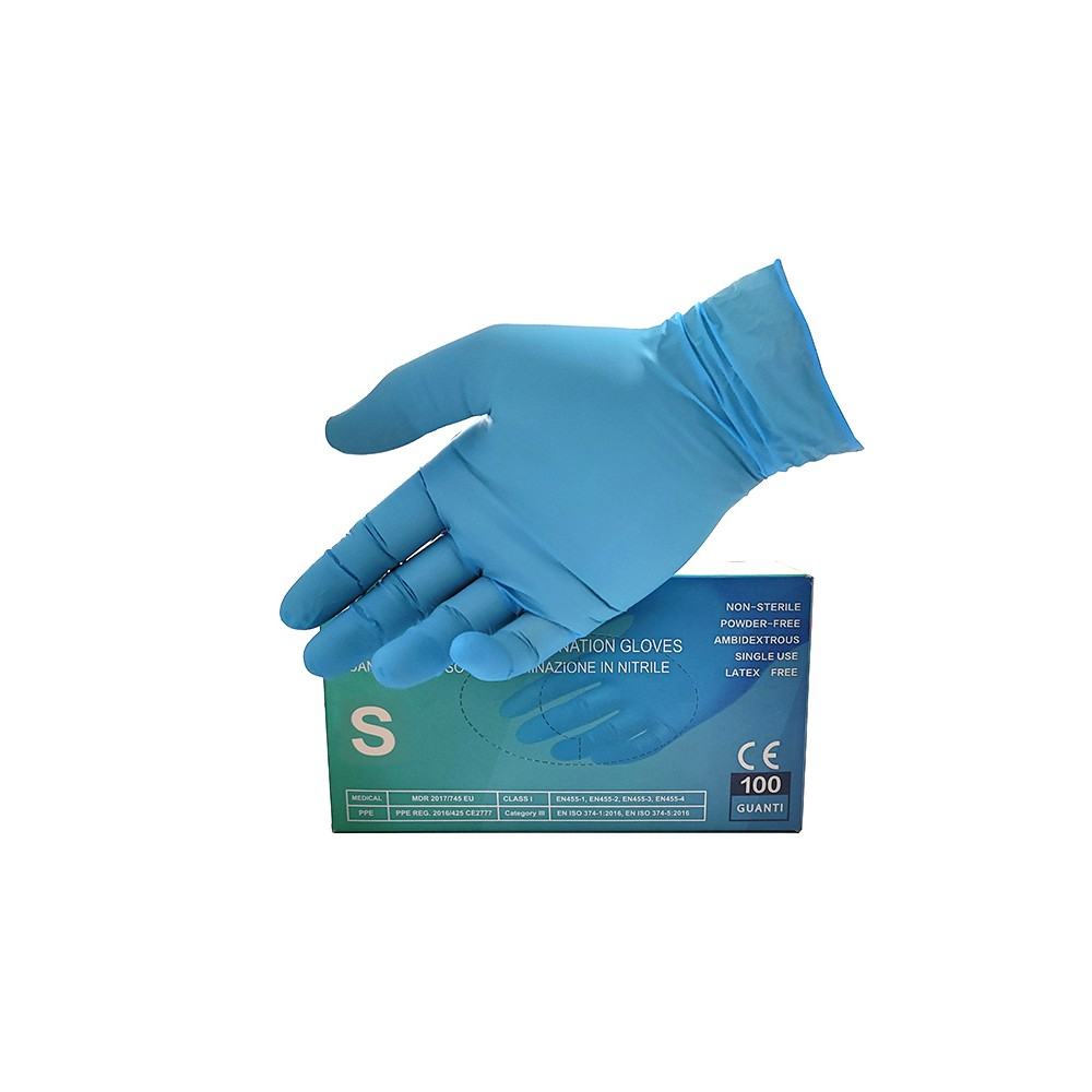 Guanti in nitrile 3,5 gr tg. S - 100 pezzi