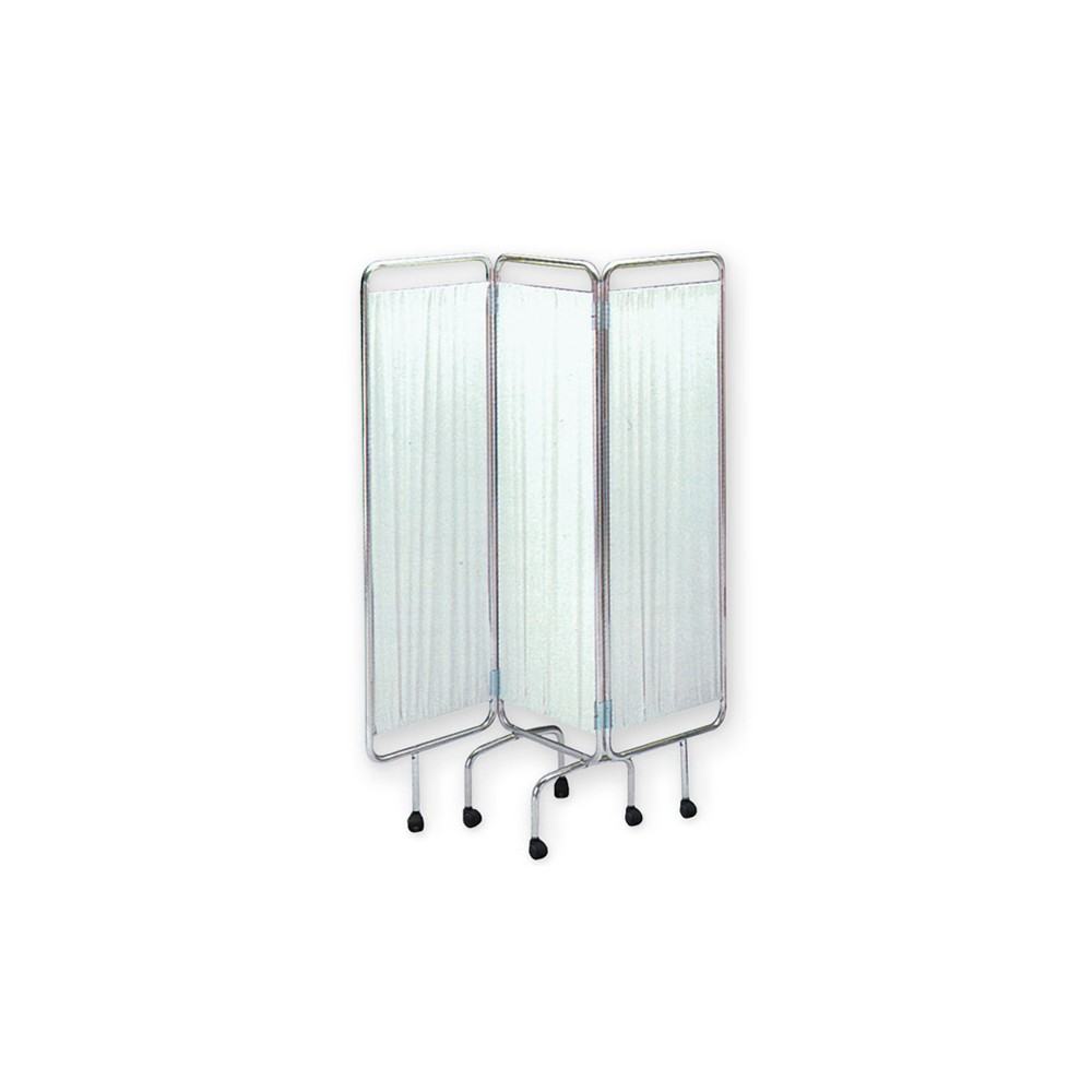 Paravento 3 ante in alluminio con ruote