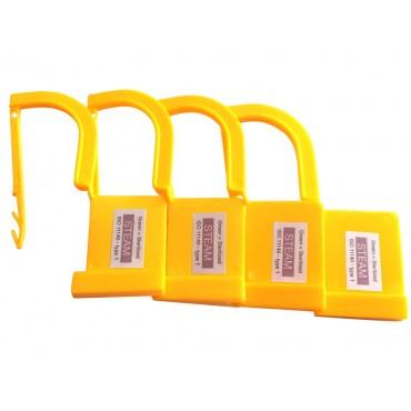 Sigillo di sicurezza con indicatore di vapore giallo - 100 pezzi