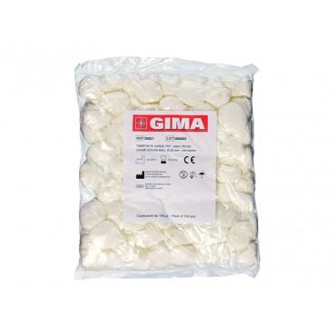 Tamponi di garza TNT diam. 25 mm - 100 pezzi