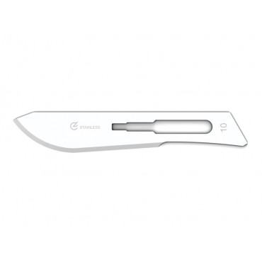 Lame Gima inox n.10 sterili - 100 pezzi