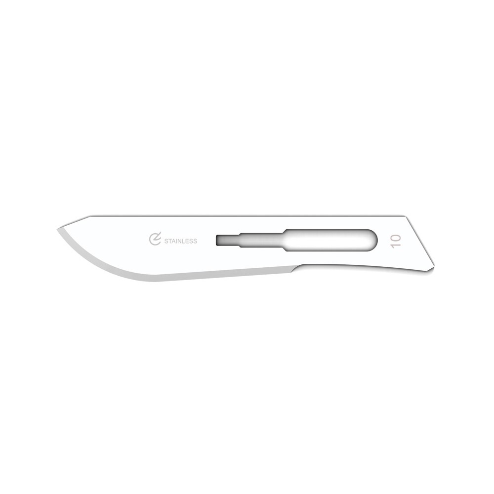 Lame Gima inox n.10 sterili - 100 pezzi