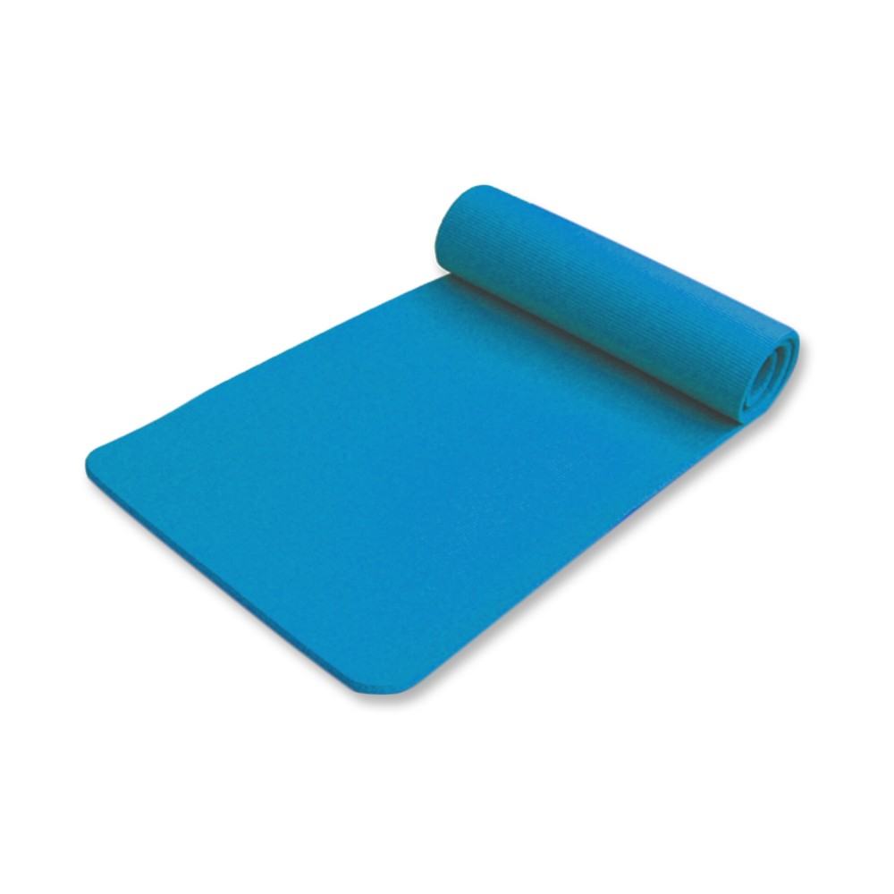 Materassino 180 x 60 x h 1,6 cm - azzurro