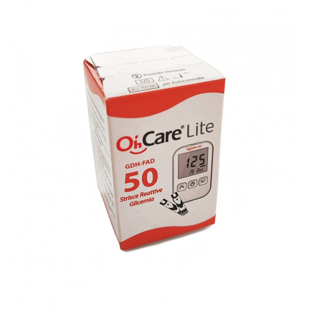 Strisce misurazione glicemia OhCare Lite - 50 pezzi