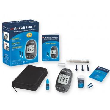 Kit glucometro On Call Plus II - mmol/L