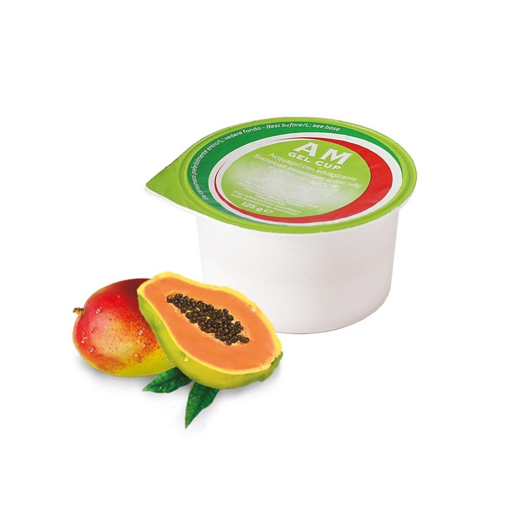 Acqua gelificata gusto Frutti esotici 125g - 24 vasetti