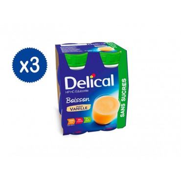 Delical bevanda ipercalorica iperproteica senza zucchero - Vaniglia 12 x 200ml