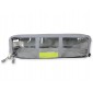 Borsetta grigia E6 finestrata con velcro