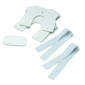 Set straps e cuscinetti di ricambio per fermacapo Speedblocks - 5 pezzi