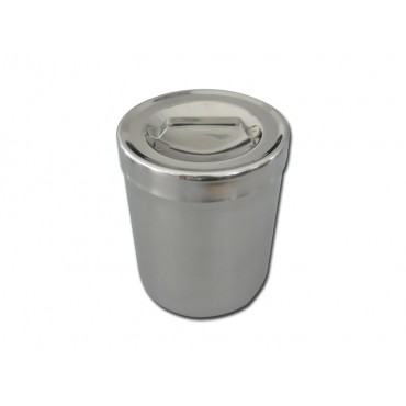 Portacotone inox con coperchio - 1 L