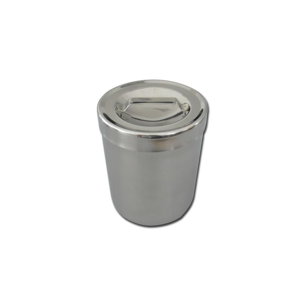 Portacotone inox con coperchio - 1 L