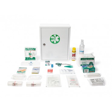 Kit pronto soccorso All. 2 maggiorato - armadietto metallico