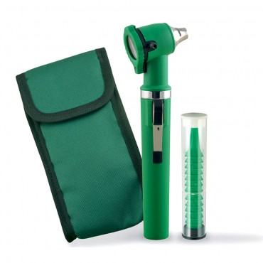 Otoscopio a fibre ottiche Gimalux verde