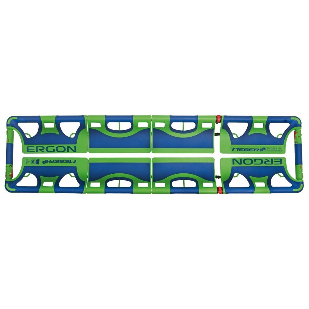 Ergon barella comfort a cucchiaio a geometria variabile - verde e blu