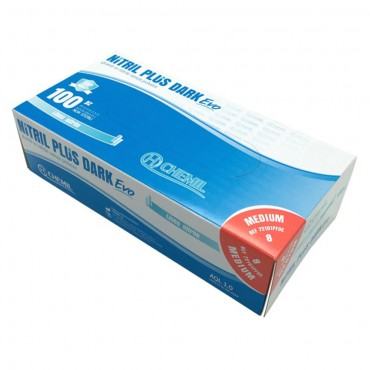 Guanti in nitrile Nitril Plus Dark Evo 4,5 g - taglia M