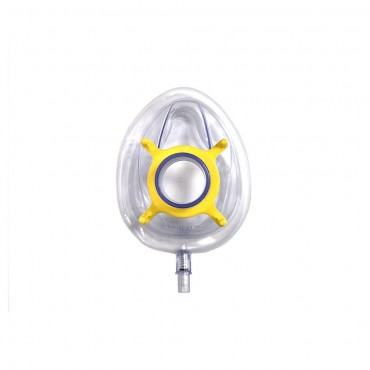 Maschera rianimazione PVC mis.2 Pediatrica - ghiera gialla