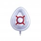 Maschera rianimazione PVC mis.4 Adulto M - ghiera rossa