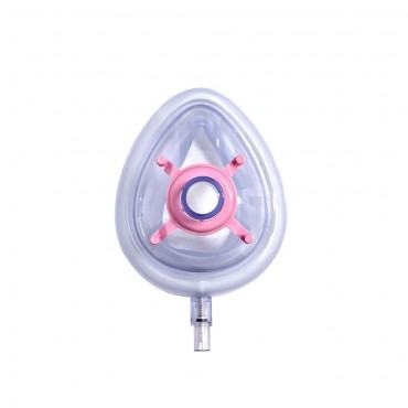 Maschera rianimazione PVC mis.1 Infant - ghiera rosa