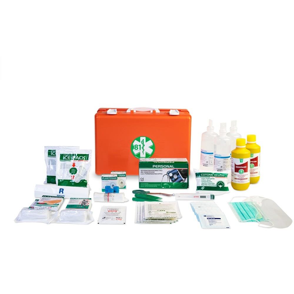 Valigetta pronto soccorso All. 1 base Medic 2 con contenuto