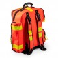 Zaino di emergenza XL MeBer Alfa rosso fluo - giallo fluo retro