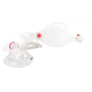 Pallone AMBU SPUR II adulti con maschera nr 5, tubo e reservoir