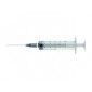 Siringa 3 pz 5 ml c/ago G22 cono centrale - 100 pezzi