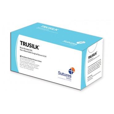 Sutura TRUSILK calibro 2/0 - 12 pezzi