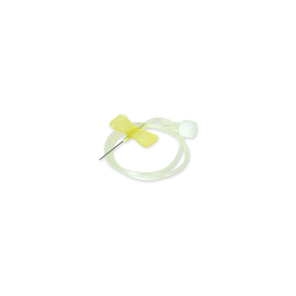 Ago a farfalla sterile 20G giallo - 100 pezzi