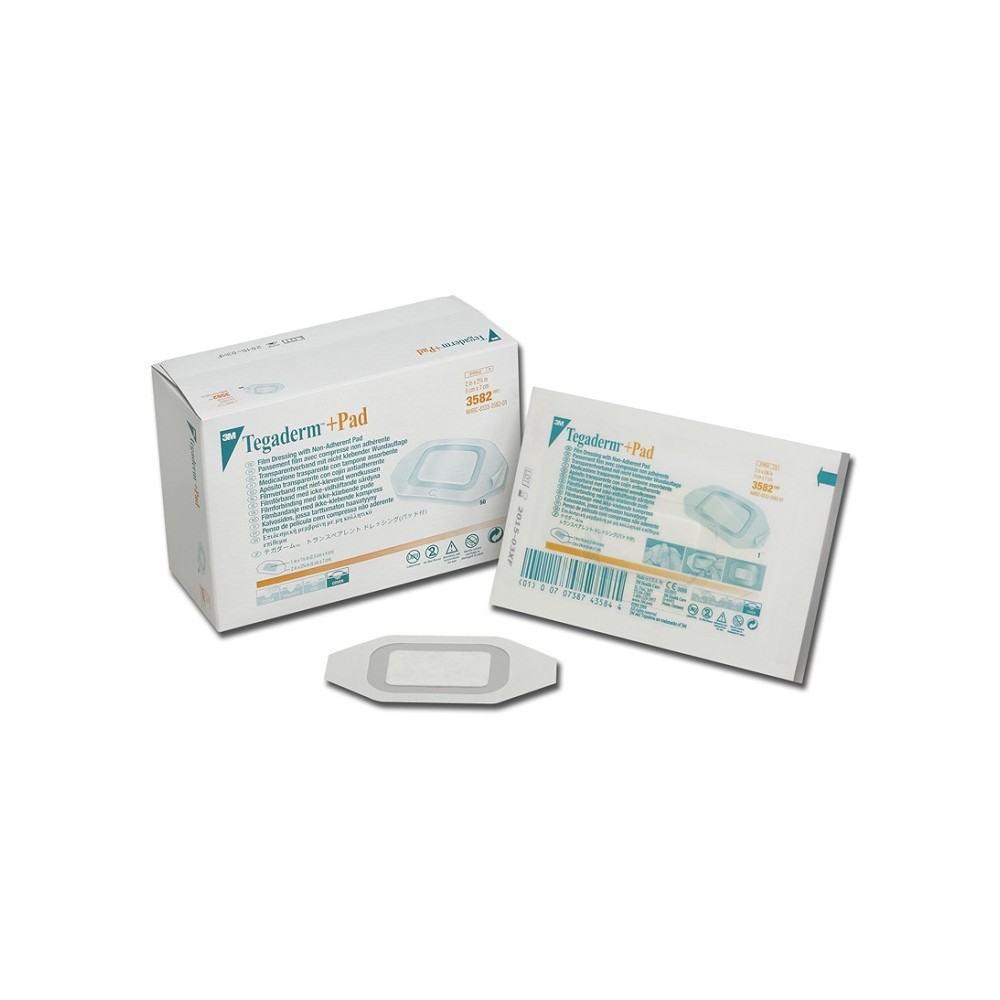 3M™ Tegaderm™ + Pad sterile - 5 x 7 cm - 50 pezzi